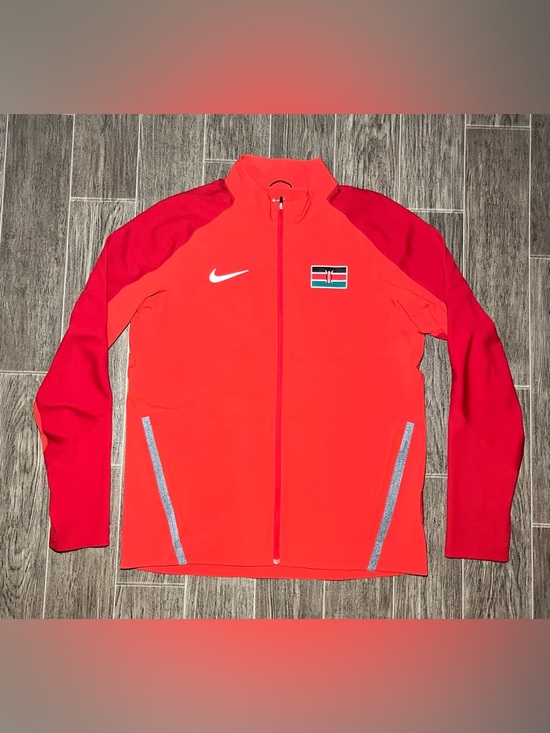 Nike Other - Nike Kenya National Team Jacket Mens Large Red Olympics Running Track Field